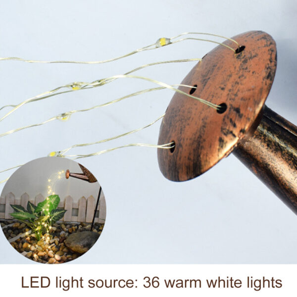 Solar Powered LED Watering Can String Light Outdoor Garden Décor_4