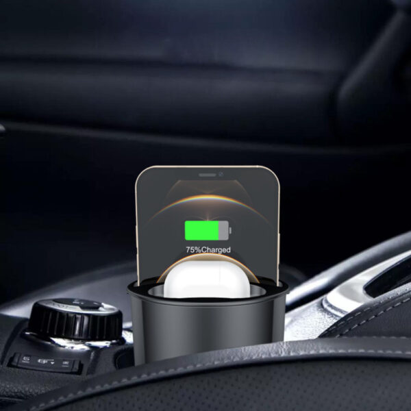 4 in 1 Multi-Functional Car Wireless Cup Charging Station_1