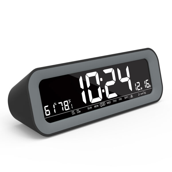 USB Interface Large Screen Digital Alarm Clock and Charger_4