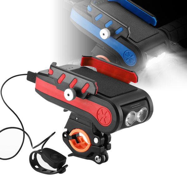 3 in 1 Multifunctional Bike Lights Headlights- USB Rechargeable_0