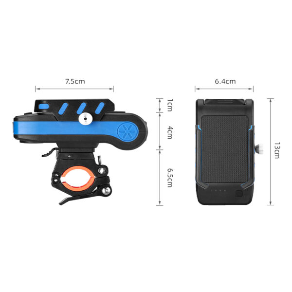 3 in 1 Multifunctional Bike Lights Headlights- USB Rechargeable_7