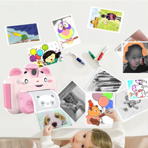 USB Rechargeable Instant Printing Children’s Toy Camera_8