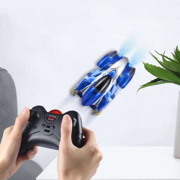 USB Charging Gravity Defying Remote Controlled Wall Climbing Car_5