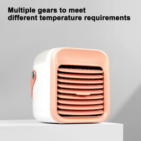 7 Light Color 3 Speed Cordless Personal Air Conditioner- USB Charging_7