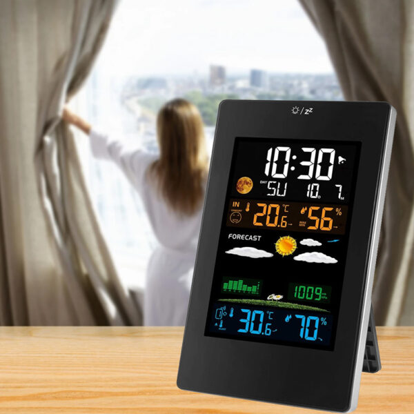 Wireless Indoor and Outdoor Weather Station Color Screen- USB Plugged-in_3