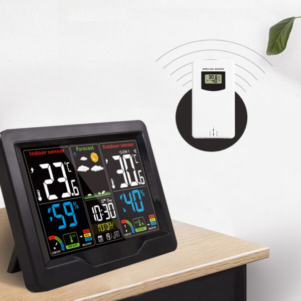 Wireless Thermometer and Humidity Monitor Color Display- USB Plugged-in_3