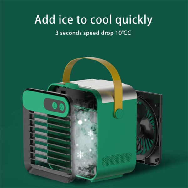 USB Rechargeable Portable Cooling Fan Mini Desktop Air Cooler_8