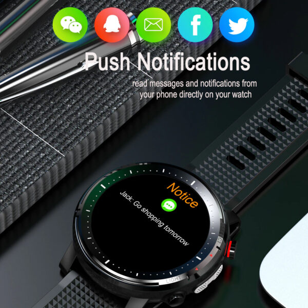 Full Touch Smart Watch BT Control Fitness Watch- USB Charging_8