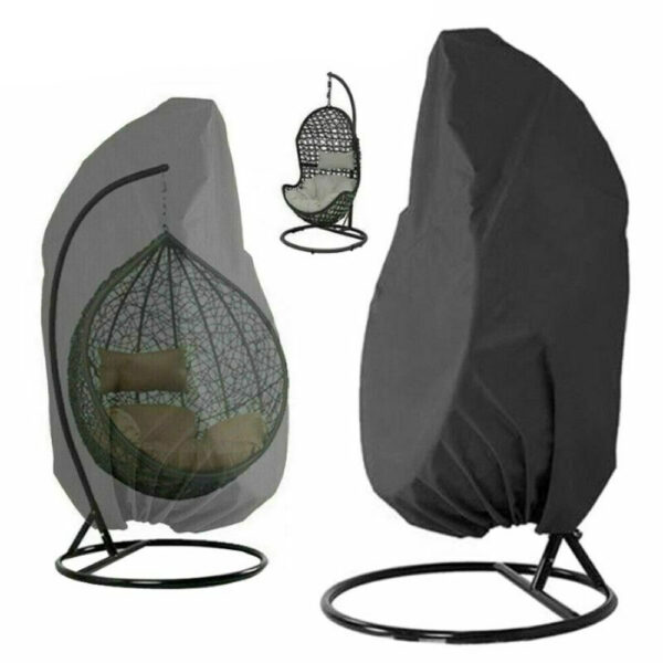 Polyester Fabric Hanging Rattan Egg Chair Protection Cover_4