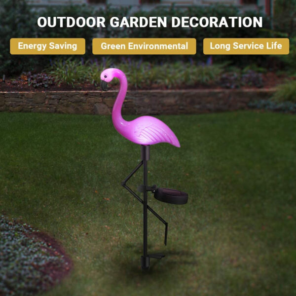 Flamingo Garden LED Stake Solar Powered Decorative Light_8