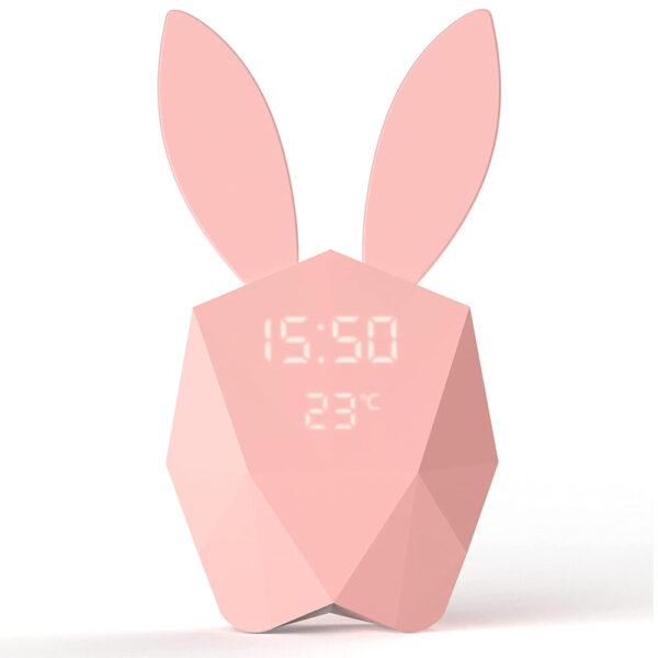 Geometrical Rabbit Musical Motion Sensor Alarm Clock- USB Powered_1
