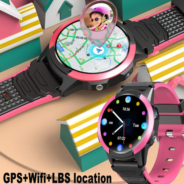 Magnetic Charging Kid’s GPS Tracker SOS Smartwatch_1
