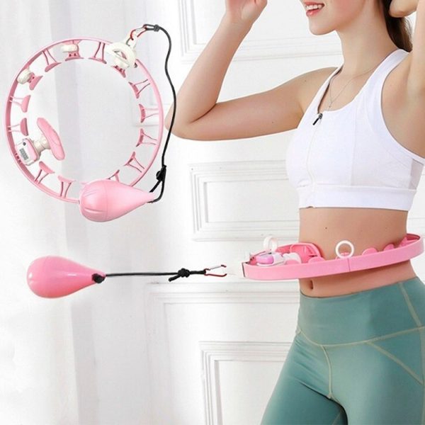 Detachable Smart Sport Hoops Fitness Hula Hoops Thin Waist Trainer_2