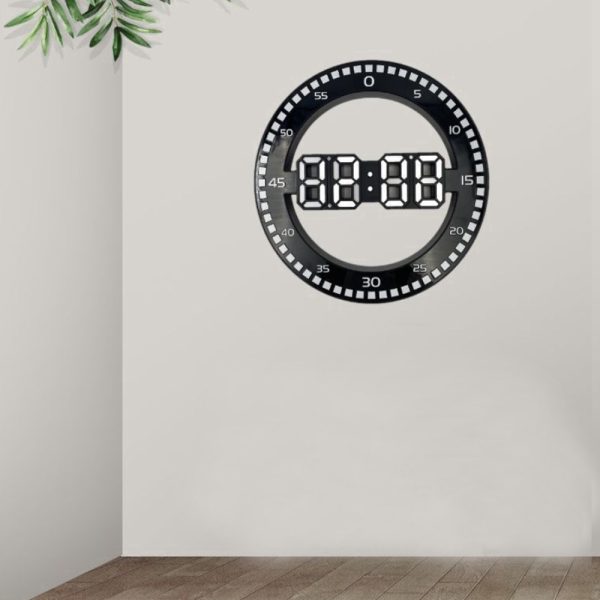 LED Digital Modern Design Dual-Use Dimming Clocks- USB Powered_2