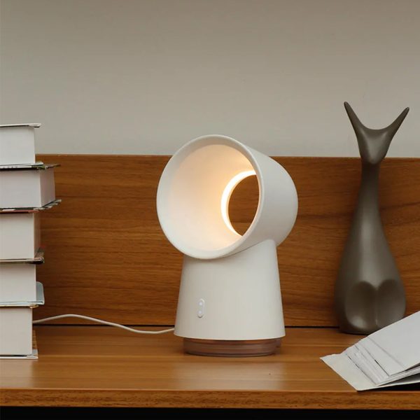 Mini Cooling Fan Bladeless Mist Humidifier w/ LED Light- USB Charging_4