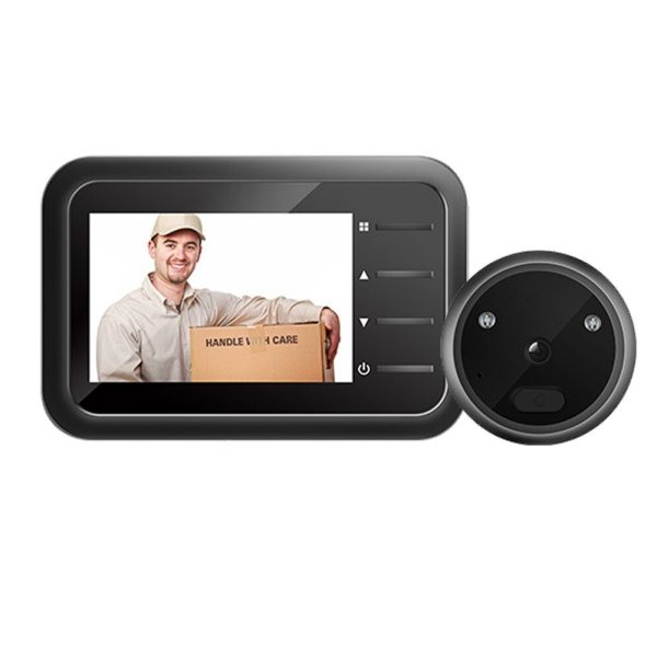 Electronic Anti-theft Doorbell Home Security Camera- Battery Powered_0