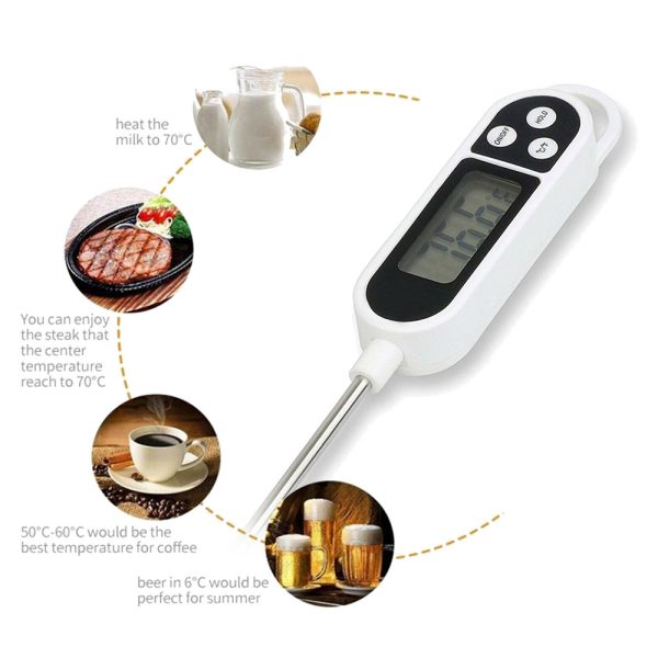 Instant Read Display Digital Food Meat Thermometer- Battery Powered_9