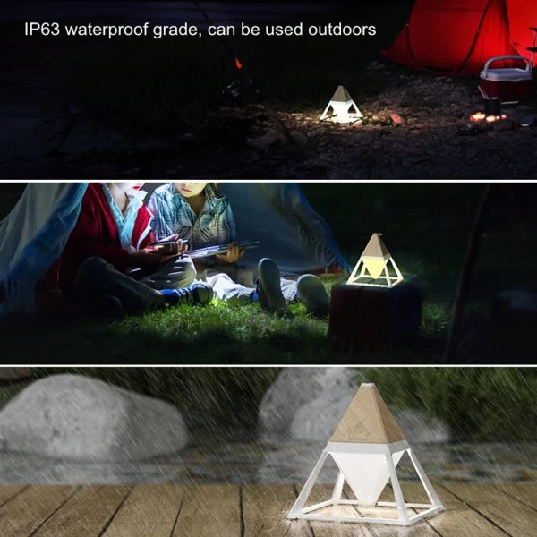 Triangular Volcano Design LED Night Light and Humidifier (USB Power Supply)_3