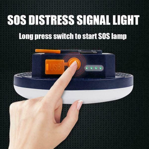 USB Rechargeable Portable Emergency Night Light Tent Lamp_2