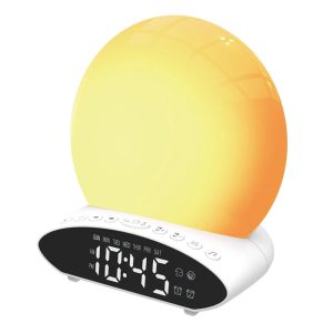 5-in-1 Multifunctional Digital Display Alarm Clock and LED Lamp (USB Power Supply)_0