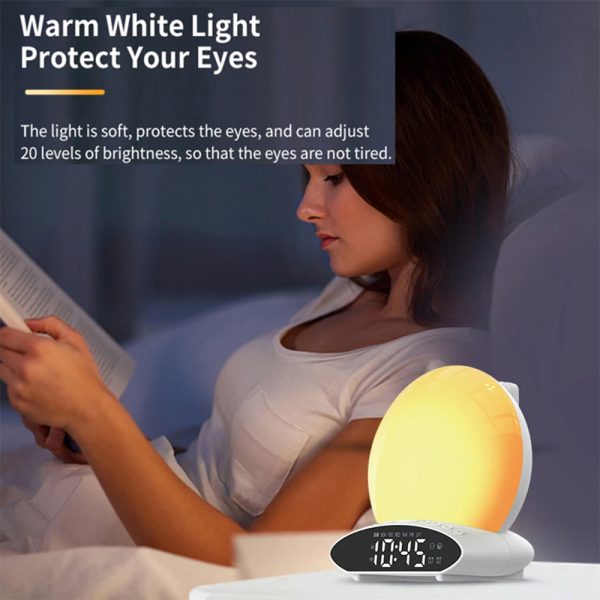 5-in-1 Multifunctional Digital Display Alarm Clock and LED Lamp (USB Power Supply)_8