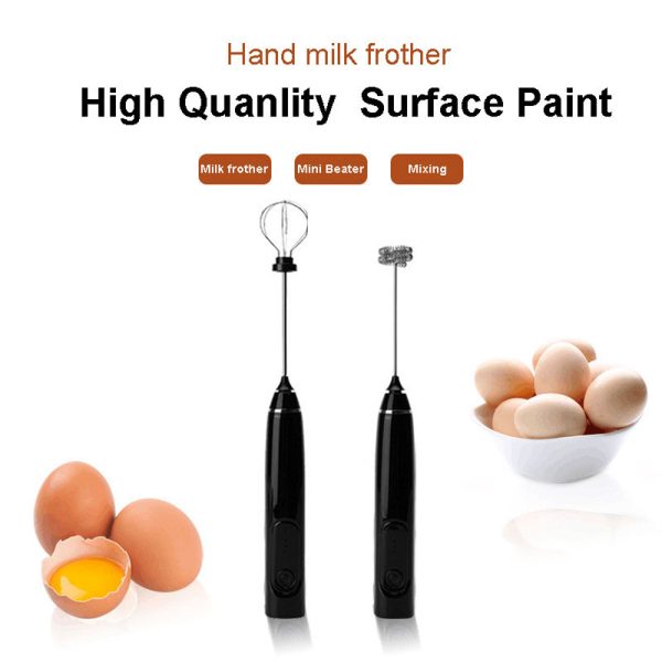 USB Rechargeable Automatic Milk Frother and Egg Beater_8