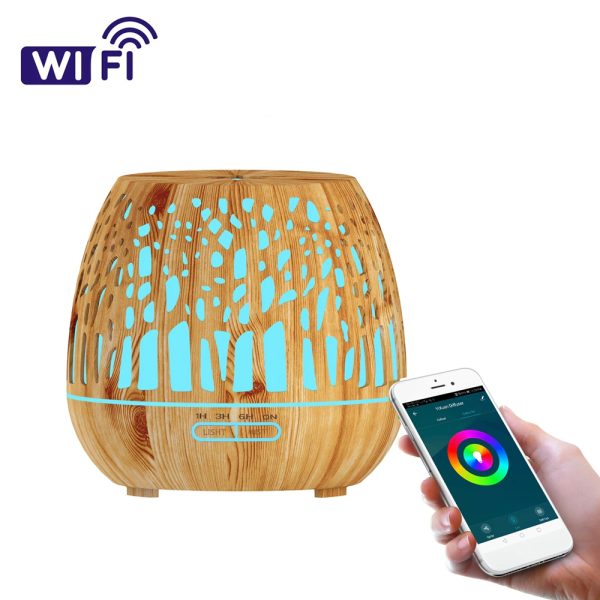 400ml Smart Wi-Fi Diffuser and Oil Humidifier- AU EU UK US Plug_0