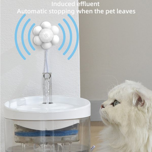 USB Interface Automatic Induction Pet Drinking Water Fountain_7