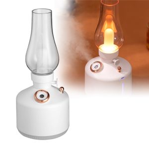 Kerosene Lamp Portable Air Humidifier and Oil Diffuser- USB Charging_0