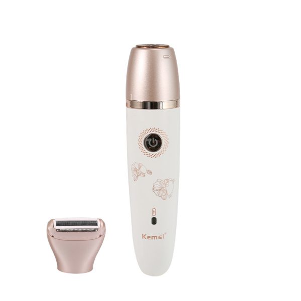 2 in 1 Wet & Dry Legs Underarm Bikini Hair Trimmer USB Charging_2