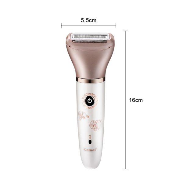 2 in 1 Wet & Dry Legs Underarm Bikini Hair Trimmer USB Charging_6