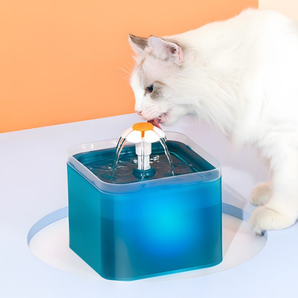 USB Charging 2L Pet Drinking Water Fountain with LED Lights_2