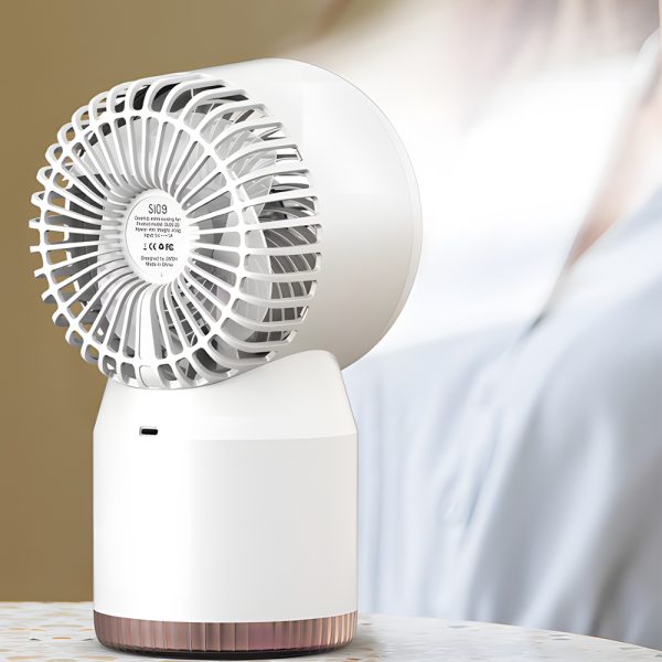 USB Plugged-in Portable Desk Cooling Fan with LED Lights_6