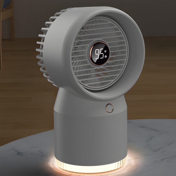USB Plugged-in Portable Desk Cooling Fan with LED Lights_7