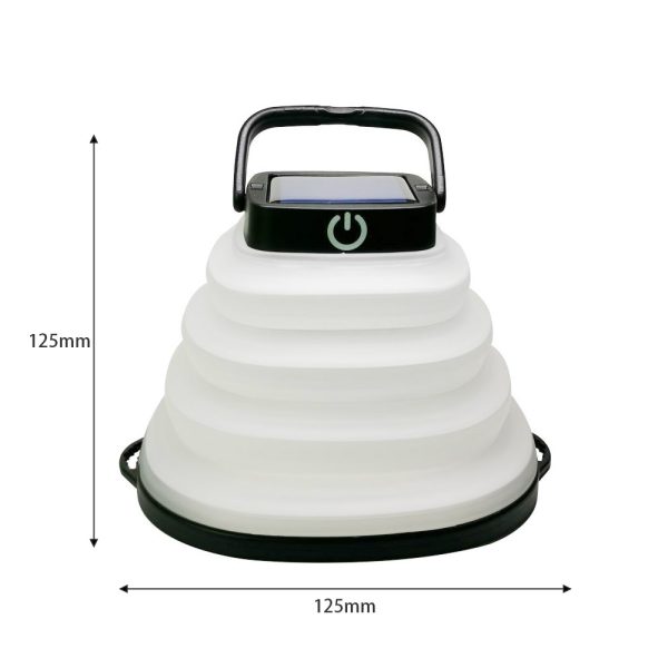 Dual Powered Foldable Rechargeable Solar LED Lamp_6