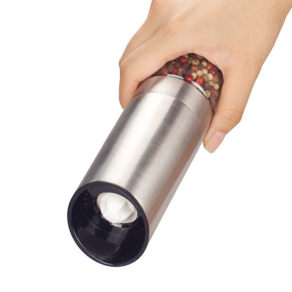 USB Rechargeable Salt and Pepper Spice Grinder Kitchen Tool_1