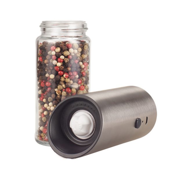 USB Rechargeable Salt and Pepper Spice Grinder Kitchen Tool_9