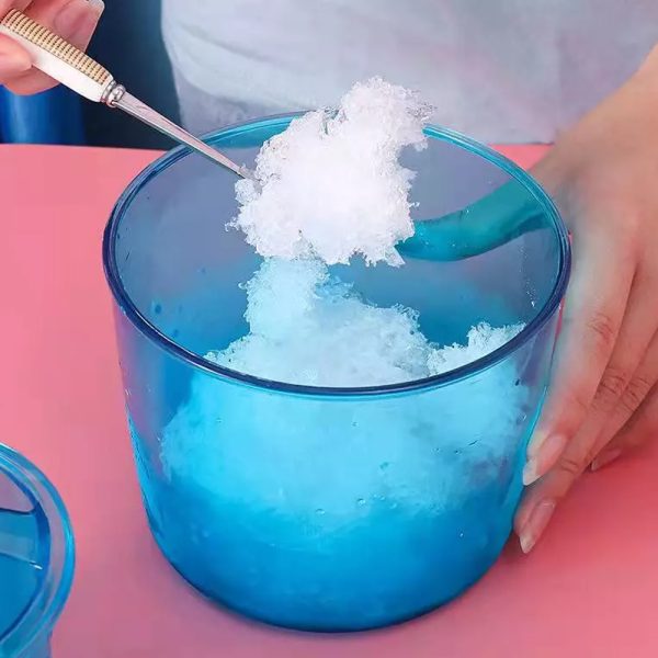 Portable Manual Hand Cranking Snow Cone Making Machine_9