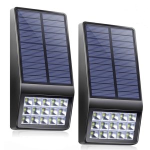 15 LED Solar Induction Outdoor Night Lamp Deck Light_0