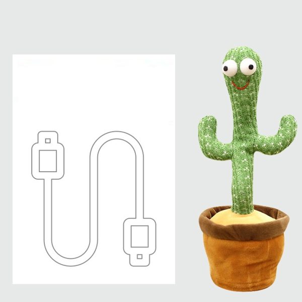 USB Charging Singing and Dancing Children’s Toy Cactus_6