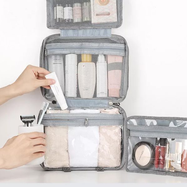 Large Capacity Foldable Travel Makeup Toiletry Organizer_7