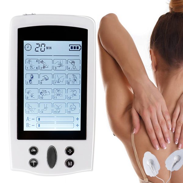 USB Rechargeable TENS Electric Pain Relief Pulse Massager_2