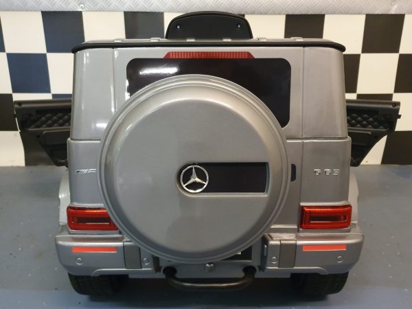 Toy car Mercedes G63 12Volt metallic grey 1 person - Image 6