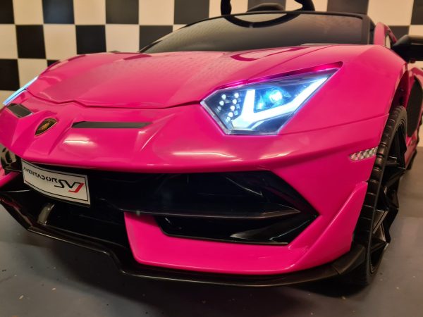 Children's car Lamborghini Aventador 12volt pink - Image 9