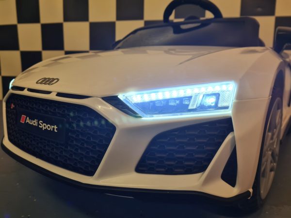 Audi R8 electric children's car 12 volts white - Image 7