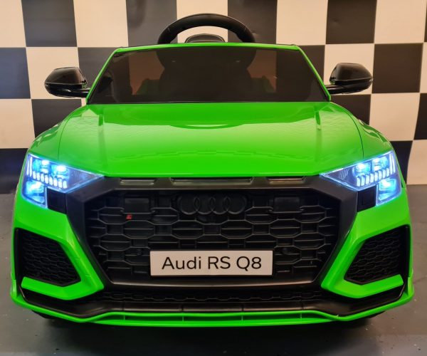 Battery Children's car Audi Q8 with RC and 12 volts 1 person green - Image 3