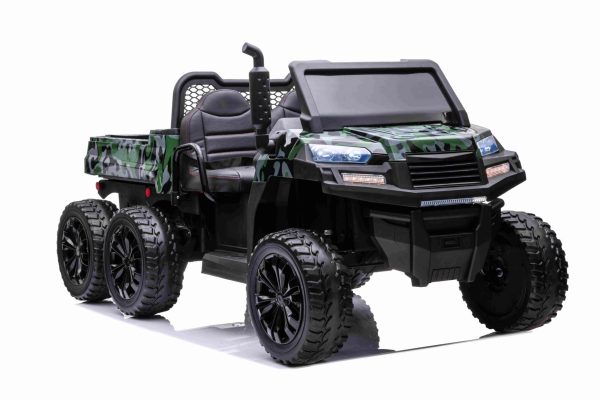 Electric kids truck Gator camouflage 6x6 with Rc - Image 2