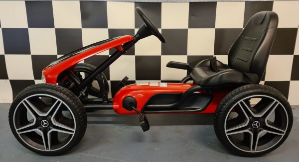 Mercedes Benz Go-kart red for kids - Image 3