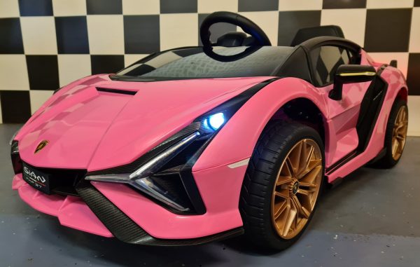 Battery children's car Lamborghini Sian pink - Image 2