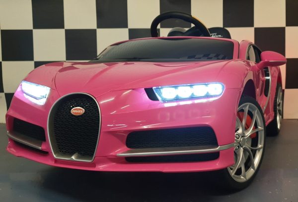 Battery Children's car Bugatti Chiron pink 12 volts